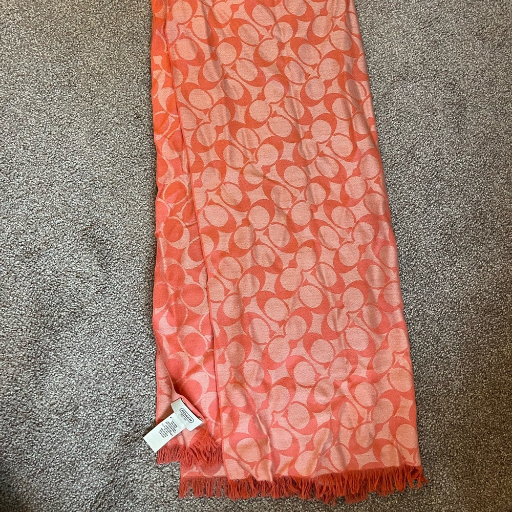 Coach Coral Scarf
